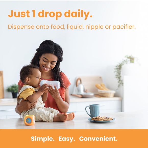 Organic Vitamin D Drops for Babies | 100% Plant-Based, 180 Servings 400 IU - Picture 2 of 8